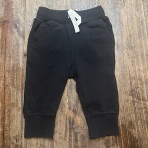 Hanna Andersson Sweatpants sz 6-12 months Black Unisex Sweatpants